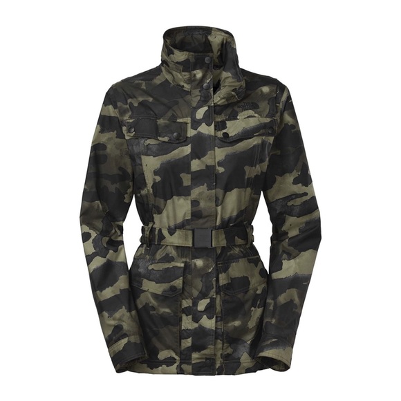 Womens Melina Camo Rain Jacket 
